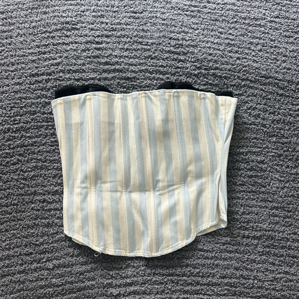Striped Corset Top